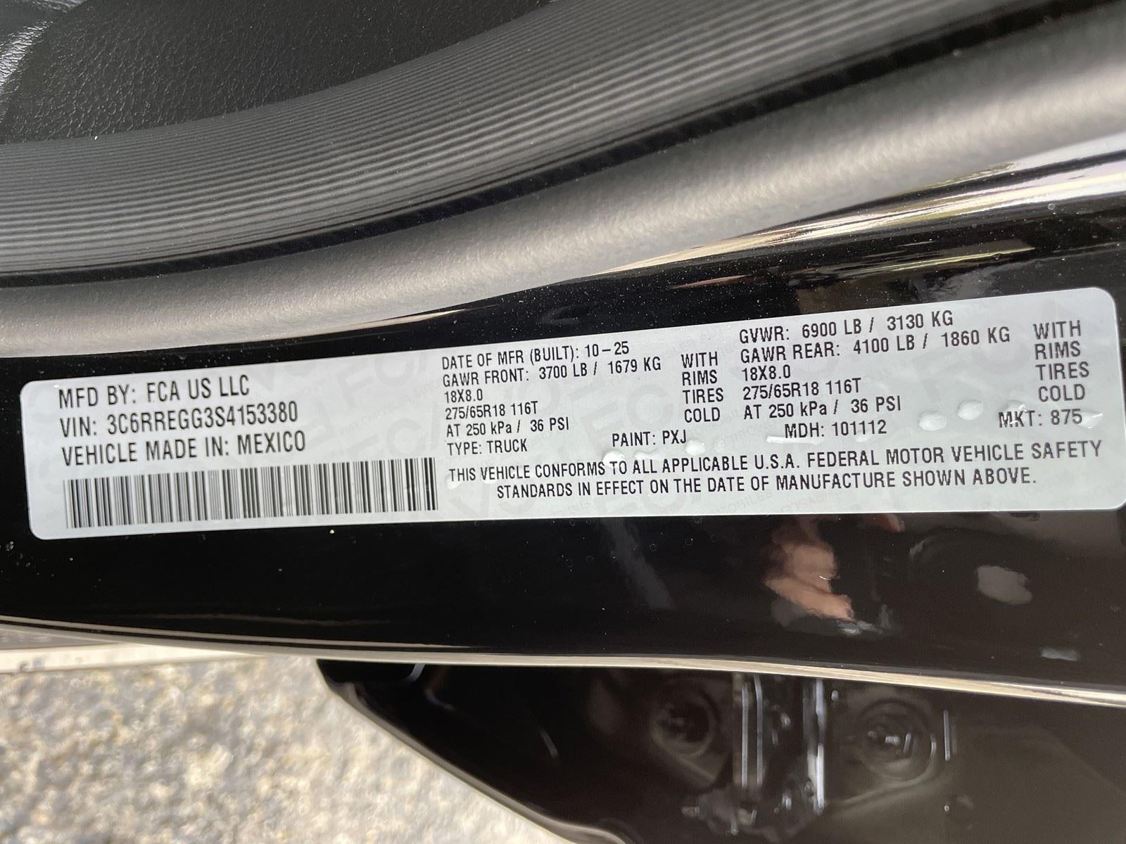 2025 RAM Ram 1500 RAM 1500 TRADESMAN CREW CAB 4X2 5'7' BOX