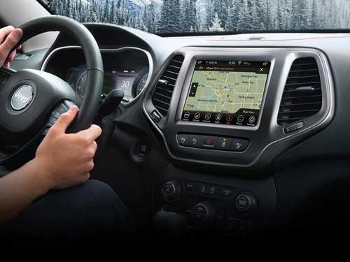 2023 Jeep Cherokee view of touchscreen display