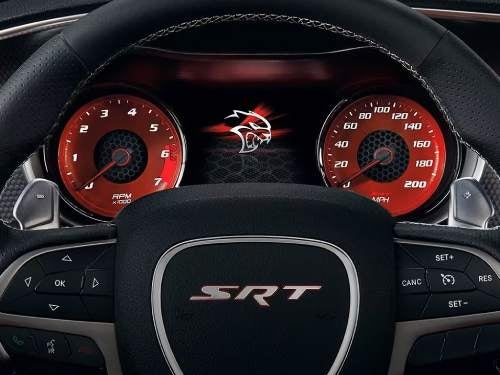 2023 Dodge Charger close up of dash