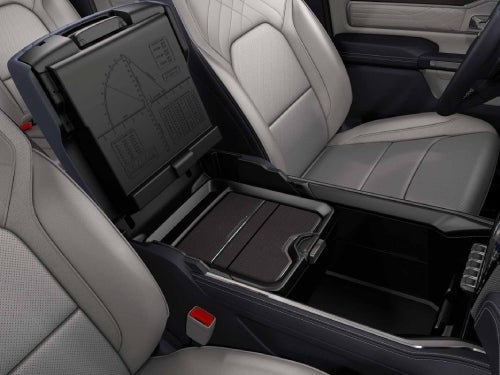 2024 RAM 1500 view of center console storage