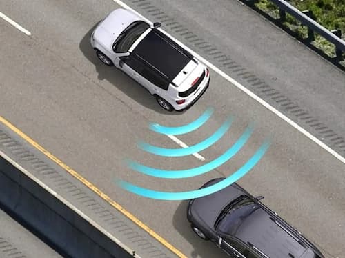 2023 Jeep Renegade blind spot monitoring safety feature