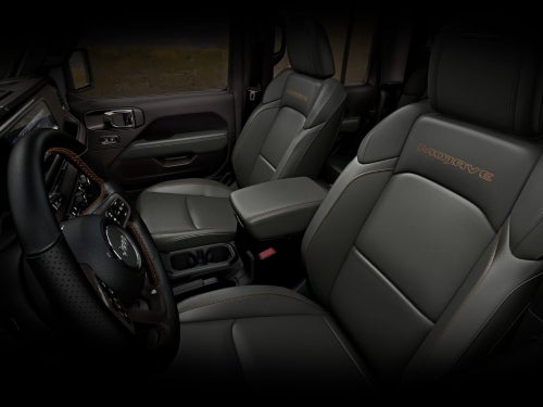 2024 Jeep Gladiator interior view of front seats
