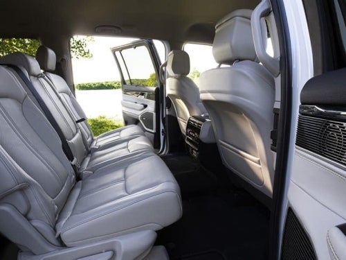 2024 Wagoneer interior view of back seating area
