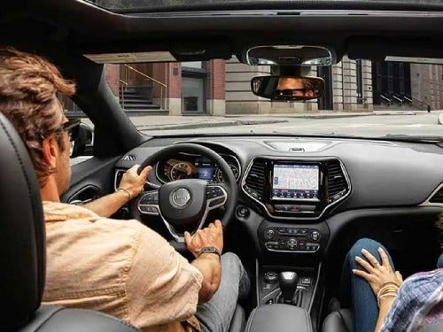 2024 Jeep Wrangler view of couple in front two seats